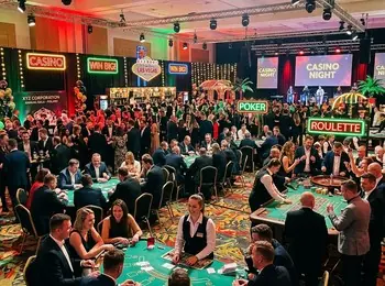 Las Vegas party — stół ruletki